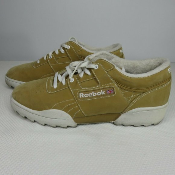 brown suede reebok classics